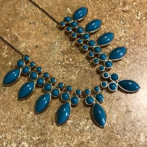 Teal & Gold Necklace